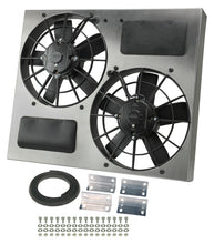 Load image into Gallery viewer, Derale 16830 Powerpack - High Output Dual 11" Electric RAD Fan/Aluminum Shroud Kit