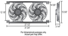Load image into Gallery viewer, Derale 16834 Dual 14" Electric Tornado Fan Kit