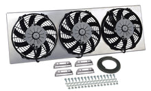 Load image into Gallery viewer, Derale 16839 Powerpack - High Output Triple 9" Electric RAD Fan/Aluminum Shroud Kit for Select Jeep Cherokee