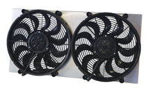 Load image into Gallery viewer, Derale 16843 Powerpack - High Output Dual 17" Electric RAD Fan/Aluminum Shroud Kit