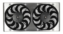 Load image into Gallery viewer, Derale 16843 Powerpack - High Output Dual 17" Electric RAD Fan/Aluminum Shroud Kit