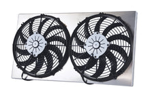 Load image into Gallery viewer, Derale 16850 Powerpack - High Output Dual 12" Electric RAD Fan/Aluminum Shroud Kit