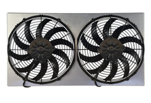 Load image into Gallery viewer, Derale 16850 Powerpack - High Output Dual 12" Electric RAD Fan/Aluminum Shroud Kit