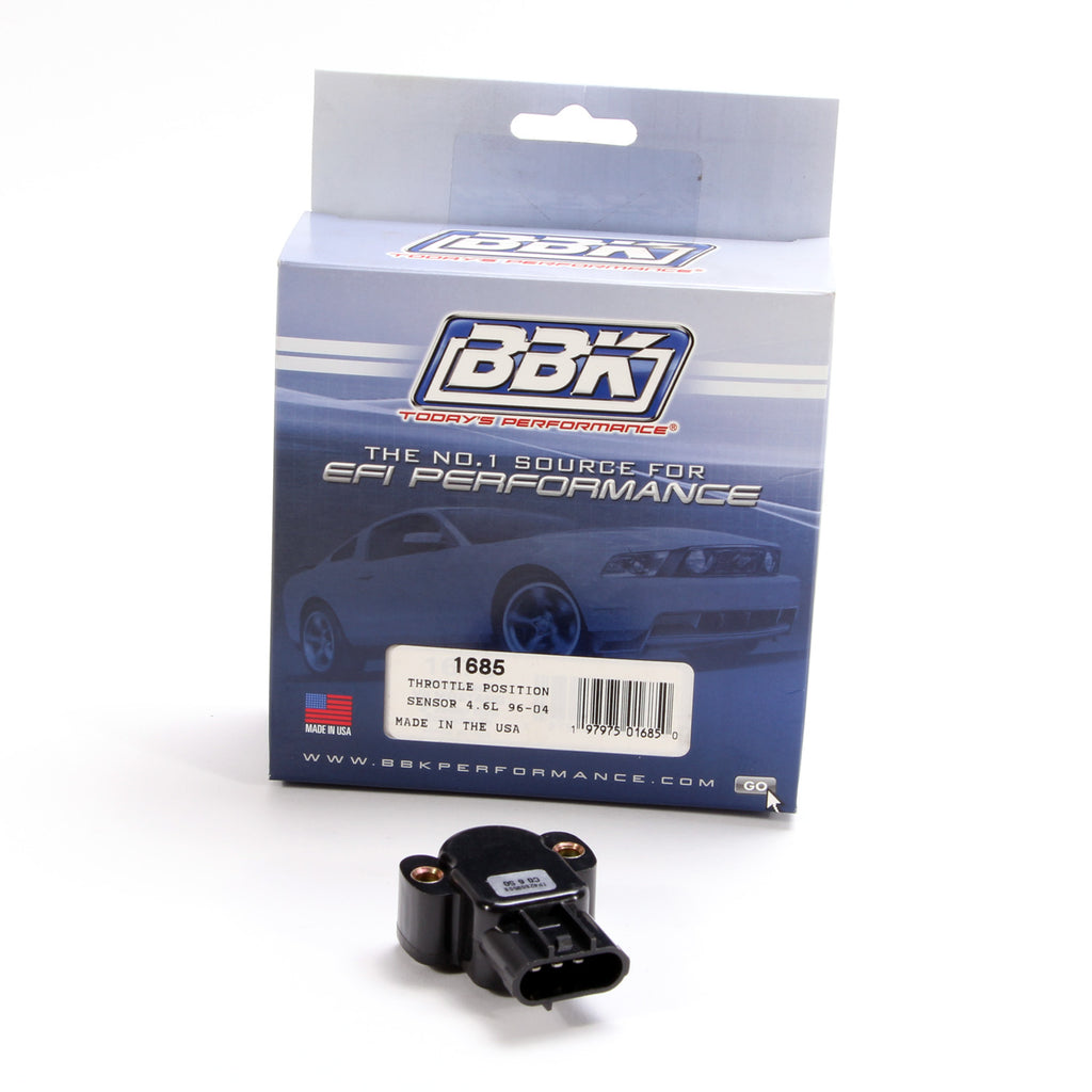 BBK Performance Parts 1685 1996-2004 MUSTANG GT 4.6L REPLACEMENT THROTTLE POSITION SENSOR for Select Ford Mustang, Ford Thunderbird