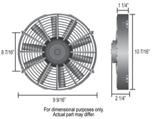 Load image into Gallery viewer, Derale 16909 9" Dyno-Cool Straight Blade Electric Fan