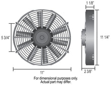 Load image into Gallery viewer, Derale 16910 10" Dyno-Cool Straight Blade Electric Fan