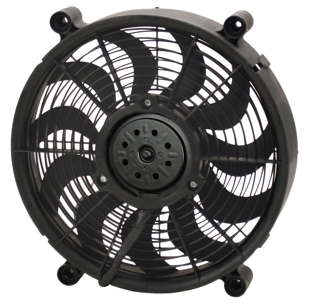 Derale 16913 14" High Output Single RAD Pusher/Puller Fan with Standard Mount Kit