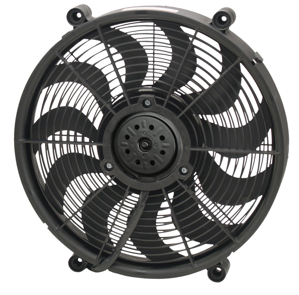 Derale 16917 17" High Output Single RAD Pusher/Puller Fan with Standard Mount Kit