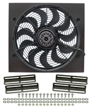 Load image into Gallery viewer, Derale 16919 High Output 17" Electric Puller Fan/Black Steel Shroud Kit