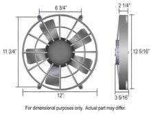 Load image into Gallery viewer, Derale 16920 11" High Output Electric Puller Fan with Standard Mount Kit