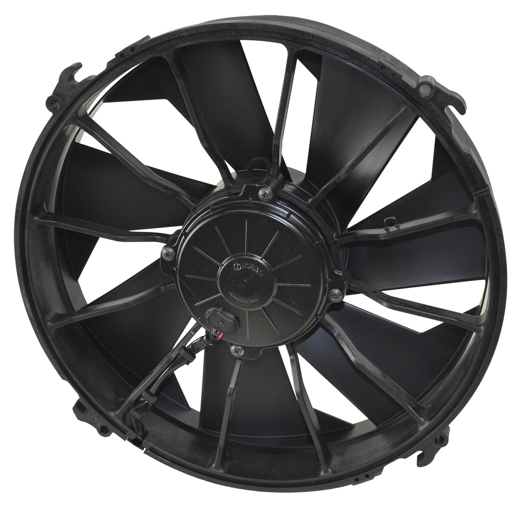 Derale 16924 12" High Output Single RAD Pusher/Puller Fan with Standard Mount Kit