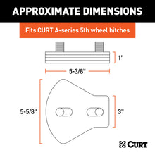 Load image into Gallery viewer, CURT 16992 A-Series 5th Wheel Wedge Kit