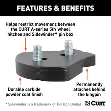 Load image into Gallery viewer, CURT 16992 A-Series 5th Wheel Wedge Kit
