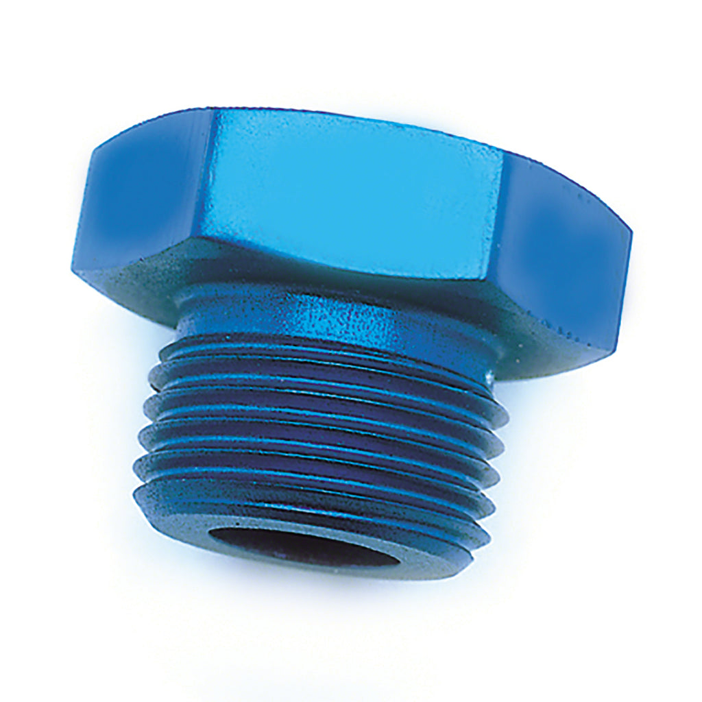 -16An-Blu-St-Thrd(O-Ring)-Plg
