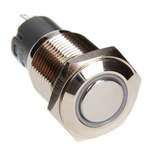 Load image into Gallery viewer, 16Mm-Led-2-Position-OnOff-Switch-(White)---Chrome-Finish