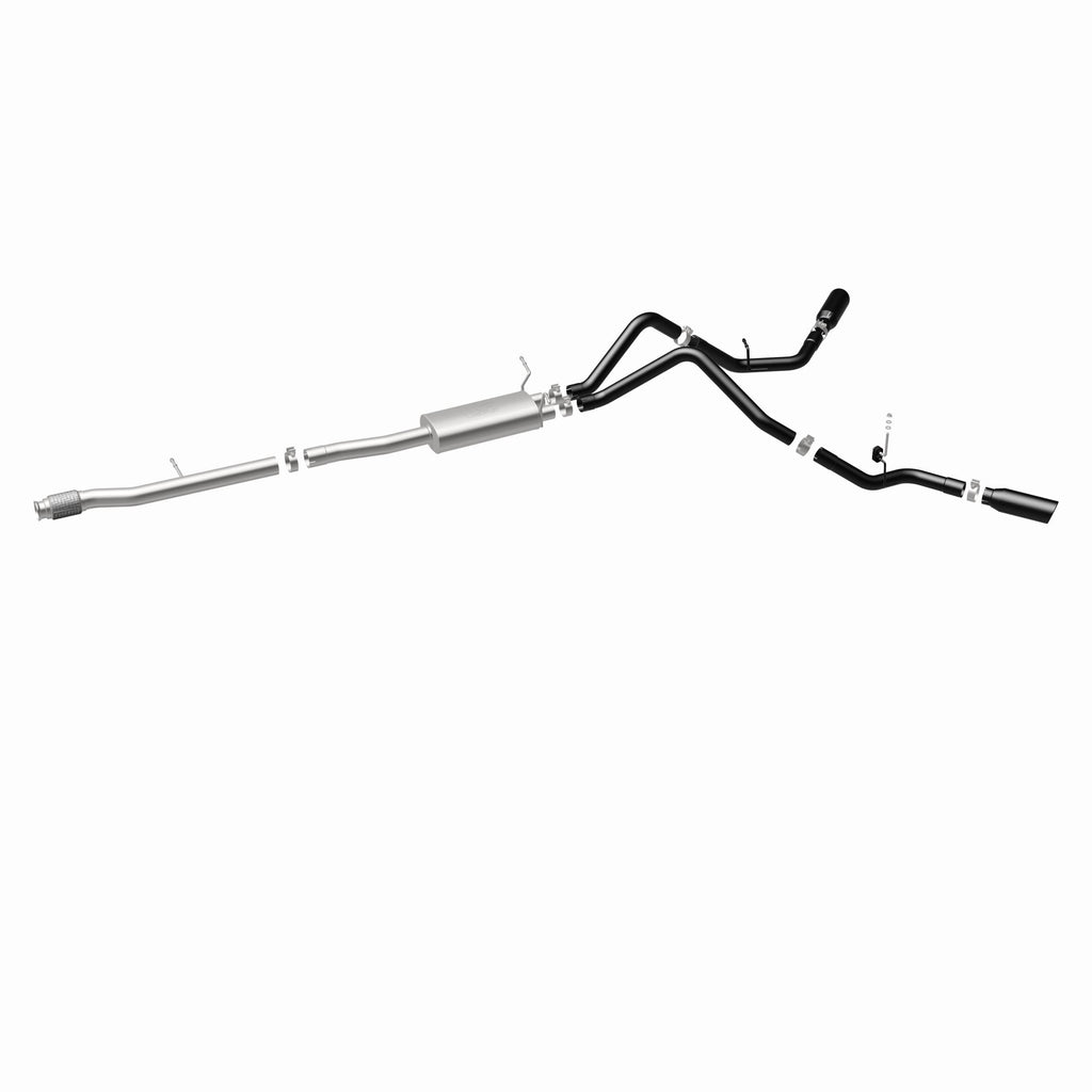 MagnaFlow Exhaust Products 15360 Street Series Black Coated Cat-Back System for Select Chevrolet Silverado 1500, Chevrolet Silverado LD, GMC Sierra 1500, GMC Sierra Limited