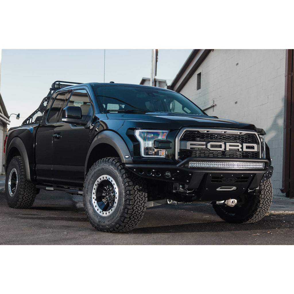 17-18-Ford-F-150-Raptor-Stealth-R-Front-Bumper-W-Winch-Mount