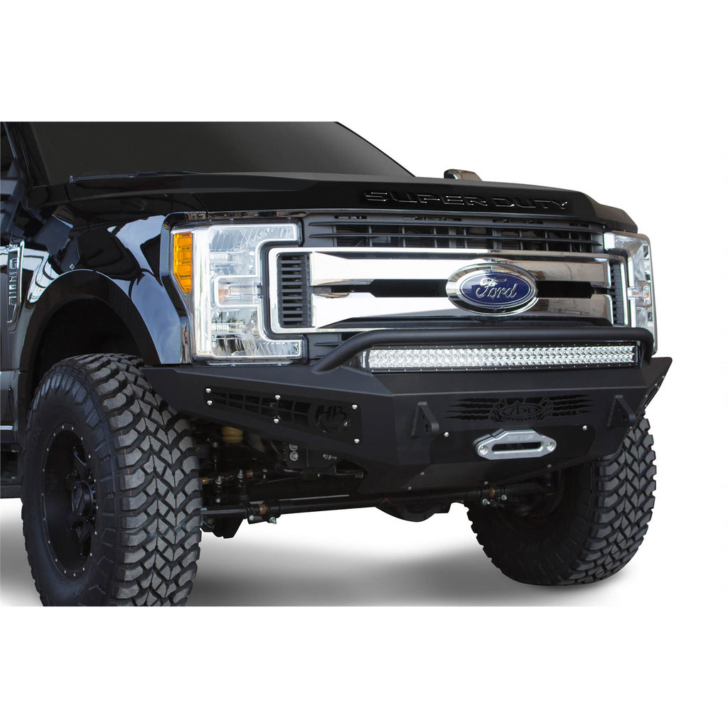 17-18-Ford-F-250-Honeybadger-Front-Bumper-W-Winch-Mount