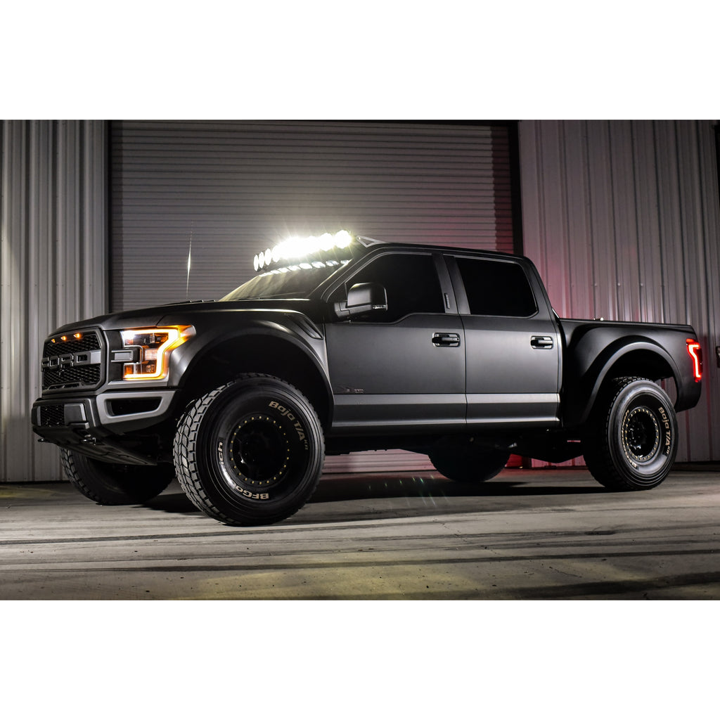 17-18-Ford-Raptor-57In.-Pro6-Gravity-Led-9-Light-180W-Combo-Beam-Overhead-Light-Bar-Sys