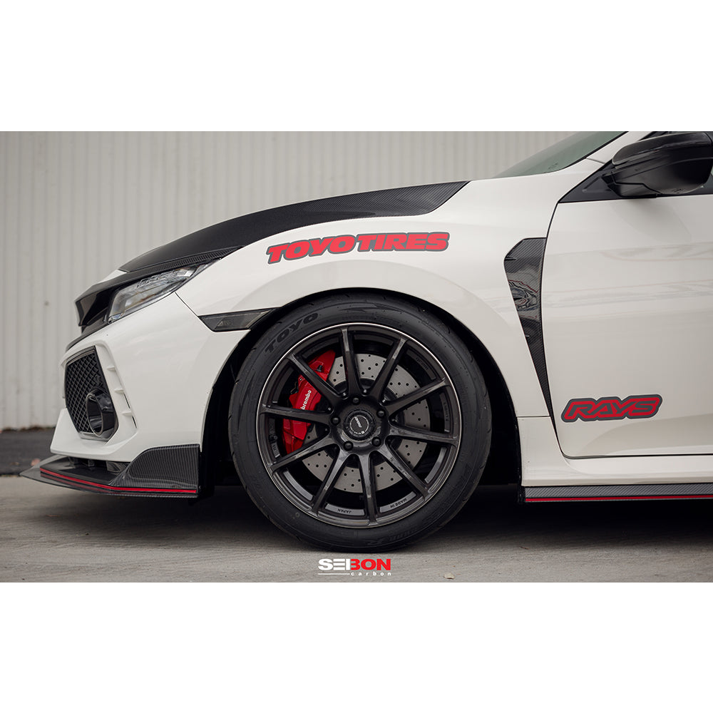 17-18-Honda-Civic-Type-R-Carbon-Fiber-Fender-Ducts-(Pair)