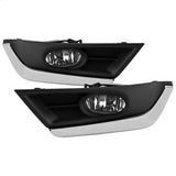 SPYDER 5084897 Fog Lights W/Switch and Cover - Clear