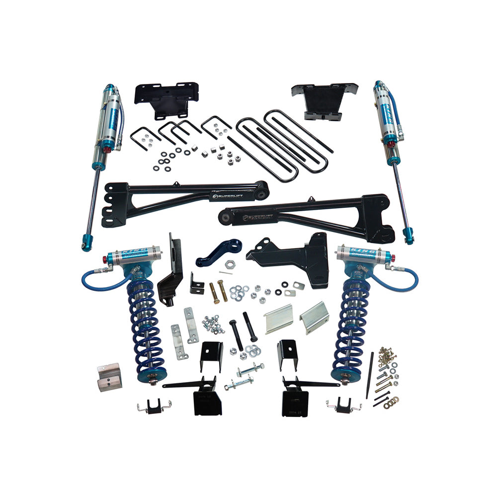 17-19-Ford-F-250-Sd-4Wd-(Diesel)-6In-Radius-Arm-Lift-Kit-King-Fr-CoilsRr-Reservoir-Shocks