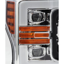 Load image into Gallery viewer, 17-19-Ford-F-250-Sd-Pro-Series-Proj-Headlights-Plank-Style-Chrome-WActiv-LightSeq-Signal