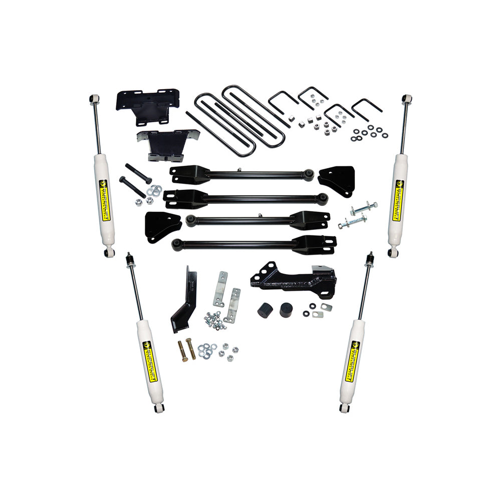 17-19-Ford-F-250F-350-Superduty-4Wd-(Diesel)-4In-Lift-Kit-W4-Link-W-Slf-Shocks