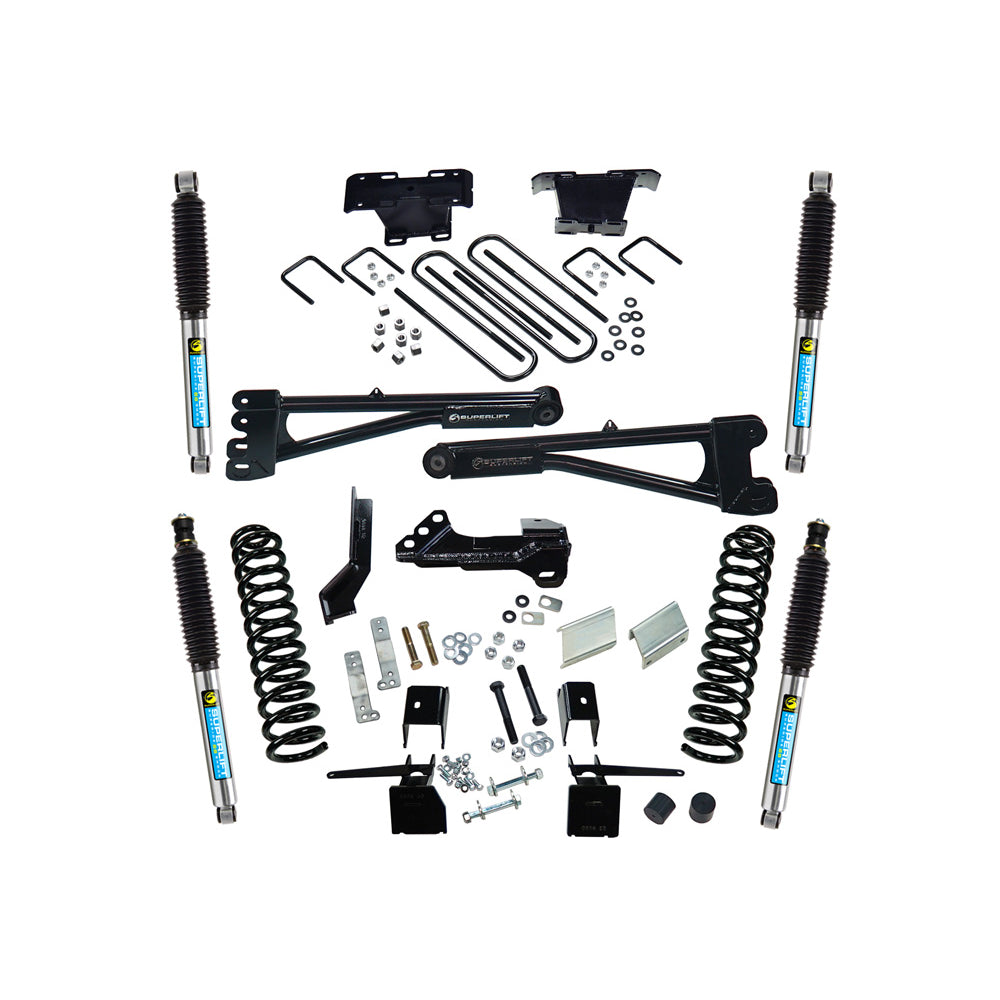 17-19-Ford-F-250F-350-Superduty-4Wd-(Diesel)-4In-Radius-Arm-Lift-Kit-W-Bilstein-Shocks