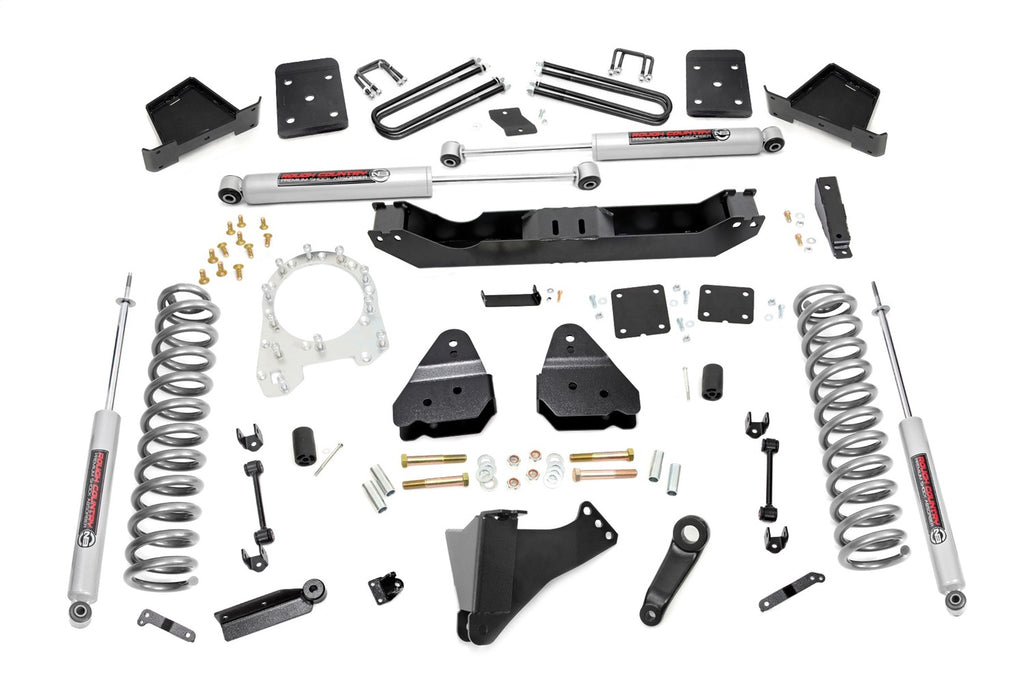 Rough Country 51320 Suspension Lift Kit w/Shock for Select Ford F-250 Super Duty, Ford F-350 Super Duty