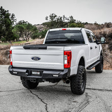 Load image into Gallery viewer, 17-20-Ford-F-250350-Pro-Series-Rear-Bumper---Textured-Black
