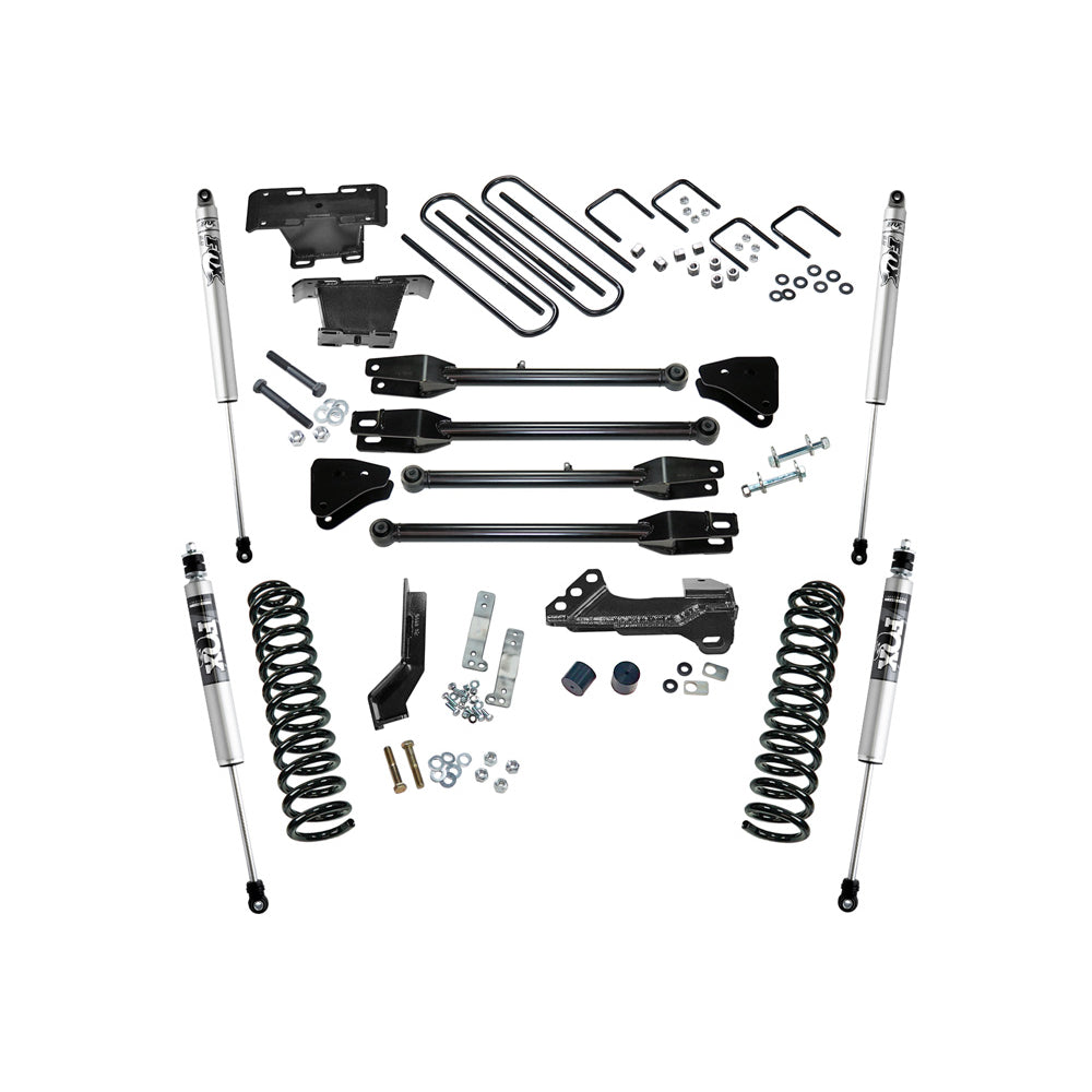 17-20-Ford-F-250F-350-Superduty-4Wd-Diesel-4In-Link-Lift-Kit-W-Fox-2.0-Shocks