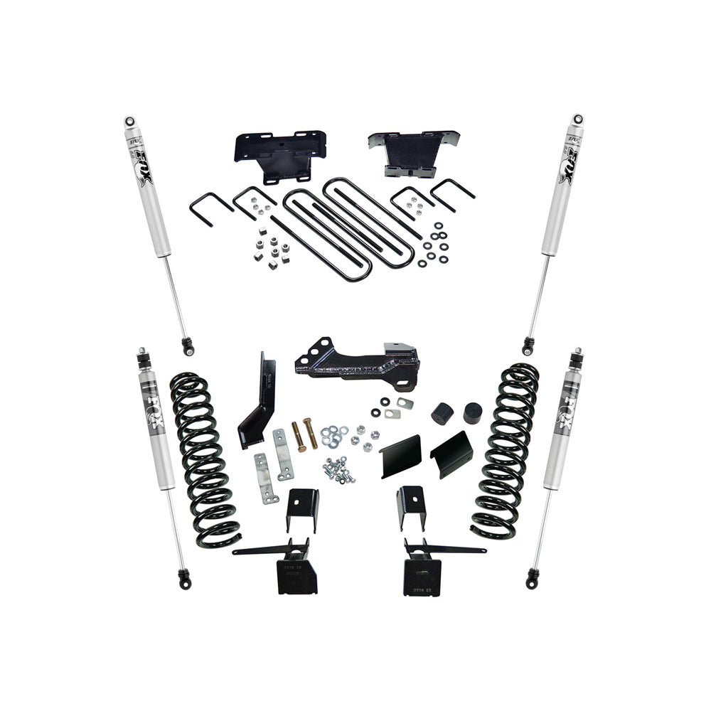 17-20-Ford-F-250F-350-Superduty-4Wd-Diesel-4In-Radius-Arm-Lift-Kit-W-Fox-2.0-Shocks