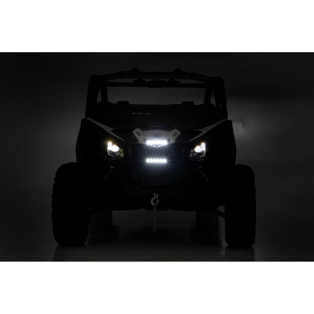 17-21-Can-Am-Maverick-X3-6-Inch-Slimline-Led-Grille-Kit-Rough-Country