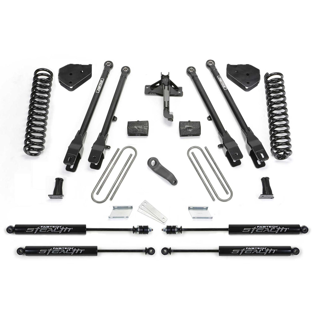 17-21-Ford-F250F350-4Wd-Diesel-6In-4Link-Sys-WCoils--Stealth