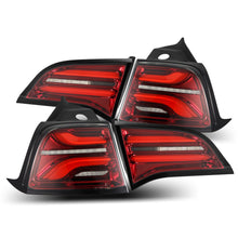 Load image into Gallery viewer, 17-22-Tesla-Model-3-Pro-Series-Led-Tail-Lights-Red-Smoke-WSeq-Sig
