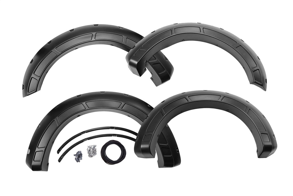 Rough Country A-F21112-G1 Pocket Fender Flares for Select Ford F-250 Super Duty, Ford F-350 Super Duty