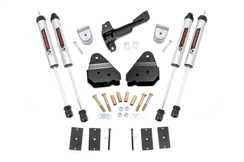Rough Country 41370 Suspension Lift Kit w/Shocks for Select Ford F-250 Super Duty, Ford F-350 Super Duty