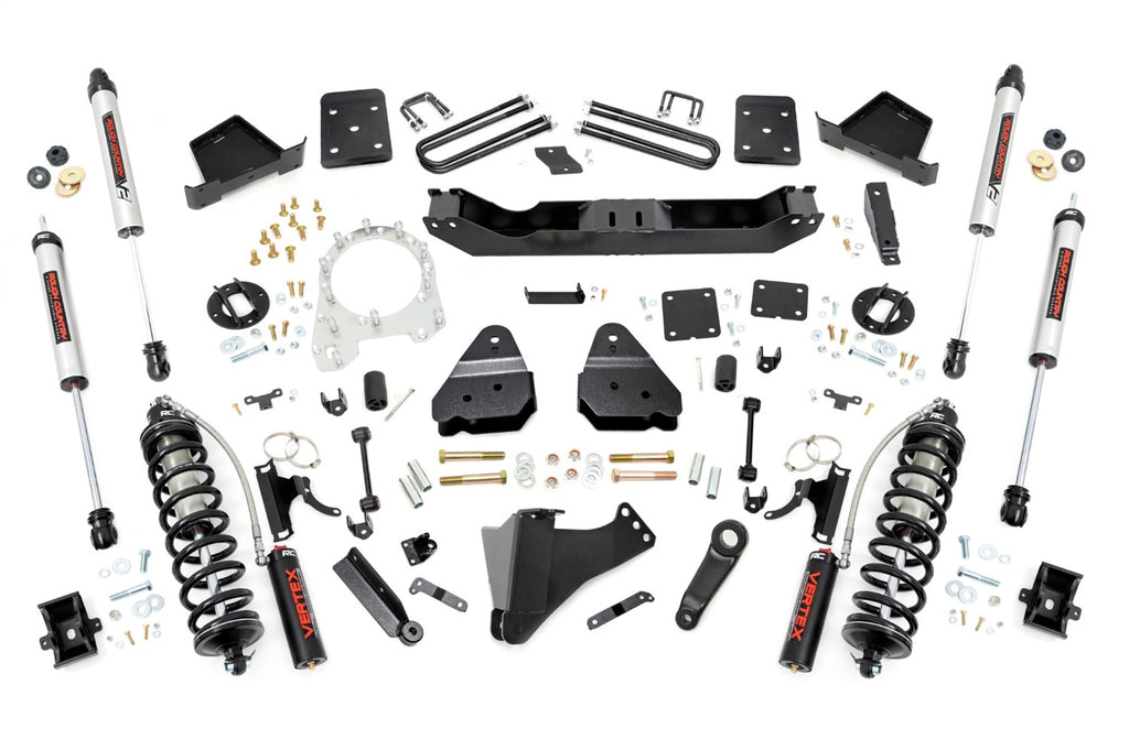 Rough Country 55056 Coilover Conversion Lift Kit for Select Ford F-250 Super Duty, Ford F-350 Super Duty