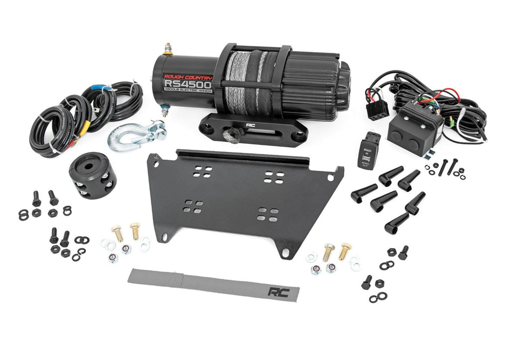 Rough Country 92065 Winch Mounting Plate for Select Polaris Ranger 1000, Polaris Ranger EPS, Polaris Ranger Premium, Polaris Ranger Premium + Winter Prep Package, Polaris Ranger Crew 1000, Polaris Ranger Crew EPS, Polaris Ranger Crew Premium, Polaris
