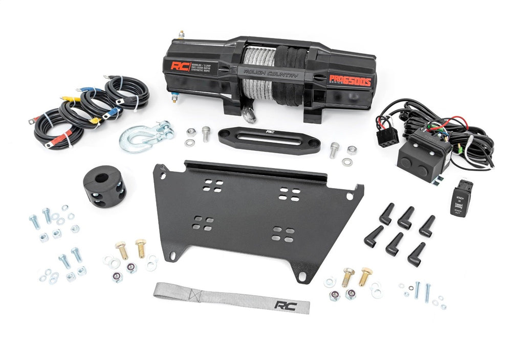Rough Country 92066 Winch Mounting Plate for Select Polaris Ranger 1000, Polaris Ranger EPS, Polaris Ranger Premium, Polaris Ranger Premium + Winter Prep Package, Polaris Ranger Crew 1000, Polaris Ranger Crew EPS, Polaris Ranger Crew Premium, Polaris