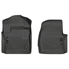 Load image into Gallery viewer, 17-Ford-F-250-F-350-Super-Duty-Standard-Cab-Weatherbeater-Black-Front-Floor-Liners