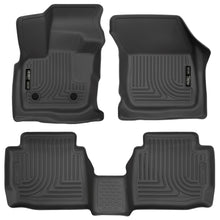 Load image into Gallery viewer, 17-Ford-Fusion--17-Lincoln-Mkz-Black-Front-And-2Nd-Row-Floor-Liners