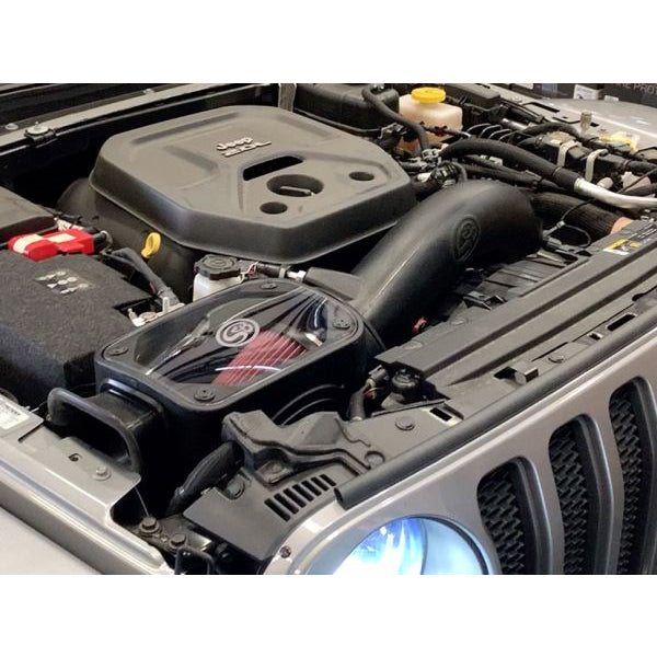 ~(17-Lbs.-24X15x14)~-Cold-Air-Intake-For-18-20-Jeep-Wranlger-Jl-2.0L-Turbo-Dry-Dry-Extendable-White-S-B