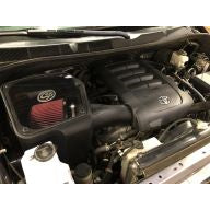 Load image into Gallery viewer, ~(17-Lbs.-25X16x15)~-Cold-Air-Intake-For-07-20-Toyota-Tundra-V8-5.7L-Dry-Dry-Extendable-White-S-B