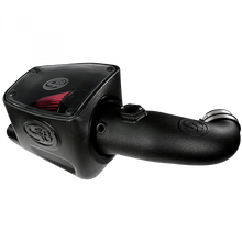Load image into Gallery viewer, ~(17-Lbs.-25X16x15)~-Cold-Air-Intake-For-08-10-Ford-F250-F350-V8-6.4L-Powerstroke-Cotton-Cleanable-Red-S-B