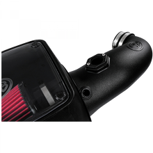 Load image into Gallery viewer, ~(17-Lbs.-25X16x15)~-Cold-Air-Intake-For-08-10-Ford-F250-F350-V8-6.4L-Powerstroke-Cotton-Cleanable-Red-S-B