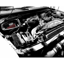 Load image into Gallery viewer, ~(17-Lbs.-25X16x15)~-Cold-Air-Intake-For-08-10-Ford-F250-F350-V8-6.4L-Powerstroke-Dry-Extendable-White-S-B