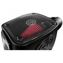 Load image into Gallery viewer, ~(17-Lbs.-25X16x15)~-Cold-Air-Intake-For-08-10-Ford-F250-F350-V8-6.4L-Powerstroke-Cotton-Cleanable-Red-S-B