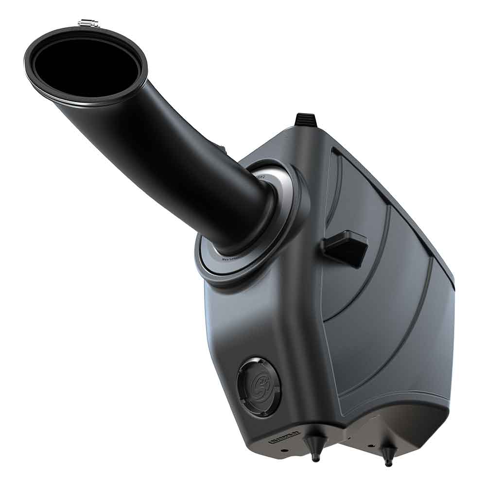 ~(17-Lbs.-25X16x15)~-Cold-Air-Intake-For-11-16-Ford-F250-F350-V8-6.7L-Powerstroke-Dry-Extendable-White-S-B